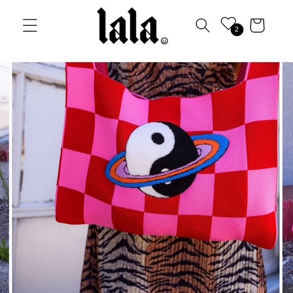 Lala knit Tote - Picture 2 of 3